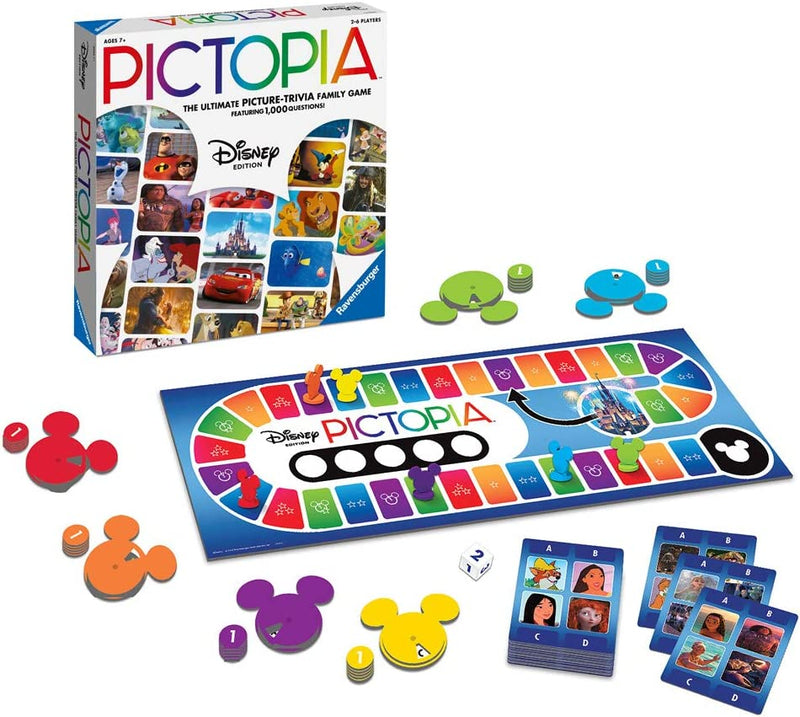 Pictopia: Disney Edition [Board Game, 2-6 Players] Board Game Ravensburger   