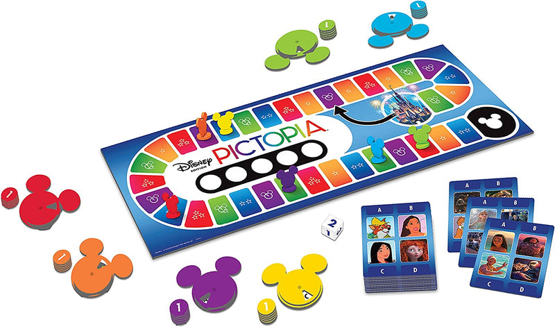 Pictopia: Disney Edition [Board Game, 2-6 Players] Board Game Ravensburger   