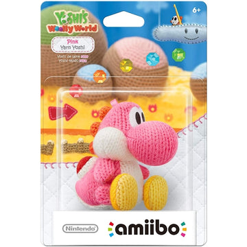 Pink Yarn Yoshi Amiibo - Yoshi's Woolly World Series [Nintendo Accessory] Nintendo Accessories Nintendo   