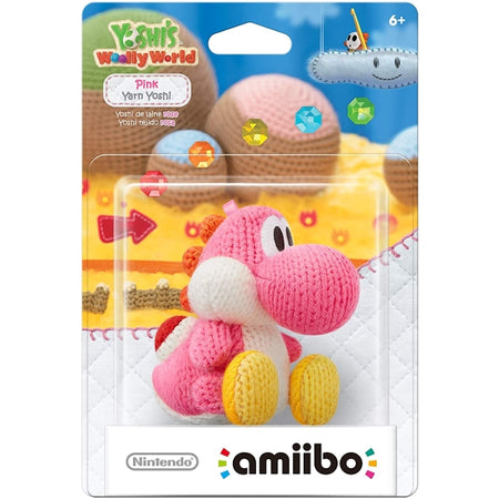Pink Yarn Yoshi Amiibo - Yoshi's Woolly World Series [Nintendo Accessory] Nintendo Accessories Nintendo   