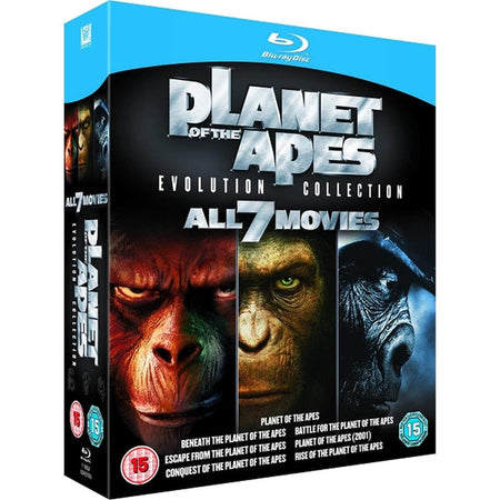 Planet of the Apes: Evolution Collection - 7 Movies [Blu-Ray Box Set] DVDs & Blu-Rays 20th Century Fox   