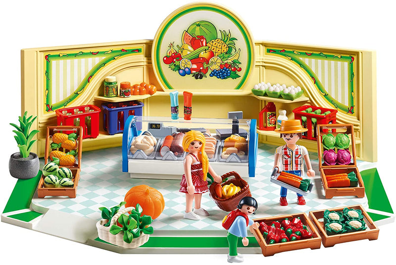 Playmobil City Life: Grocery Shop - 113 Piece Playset [Toys, #9403, Ages 3+] Toys & Games Mattel   