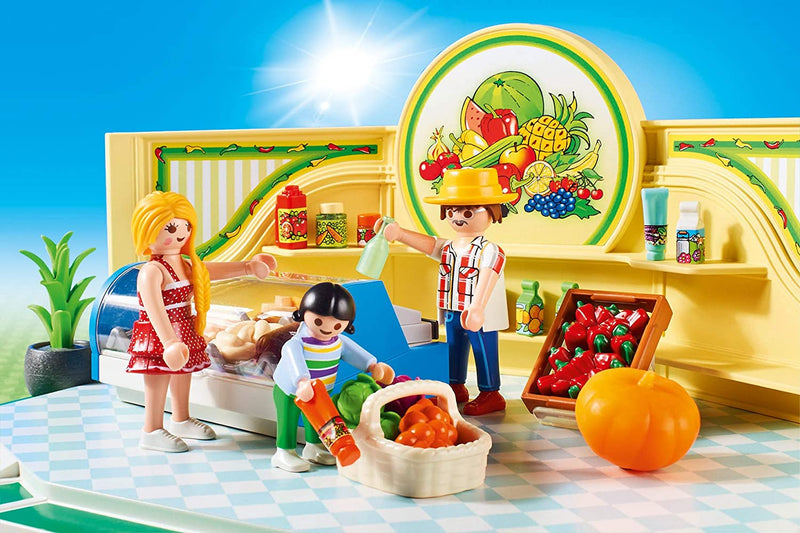 Playmobil City Life: Grocery Shop - 113 Piece Playset [Toys, #9403, Ages 3+] Toys & Games Mattel   