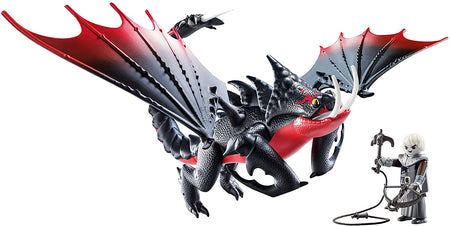 Playmobil Dreamworks Dragons: Deathgripper with Grimmel - 11 Piece Playset [Toys, #70039, Ages 4+] Toys & Games Mattel   