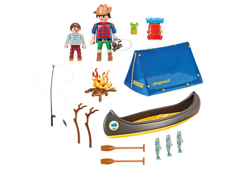 Playmobil Family Fun: Camping Adventure Carry Case - 32 Piece Playset [Toys, #9323, Ages 4+] Toys & Games Mattel   