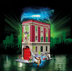 Playmobil Ghostbusters Firehouse - 228 Piece Playset [Toys, #9219, Ages 6+] Toys & Games Mattel   