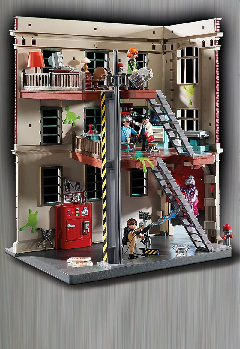 Playmobil Ghostbusters Firehouse - 228 Piece Playset [Toys, #9219, Ages 6+] Toys & Games Mattel   