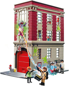 Playmobil Ghostbusters Firehouse - 228 Piece Playset [Toys, #9219, Ages 6+] Toys & Games Mattel   