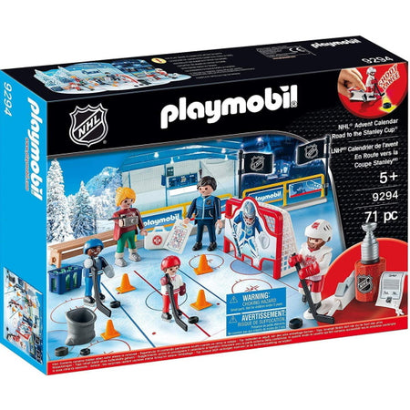 Playmobil NHL: NHL Advent Calendar - Road to The Cup - 71 Piece Playset [Toys, #9294, Ages 3+] Toys & Games Mattel   