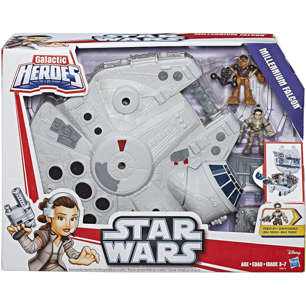 Playskool Heroes - Star Wars Galactic Heroes: Millennium Falcon Playset [Toys, Ages 3-7] Toys & Games Hasbro   