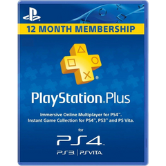 Sony PlayStation PLUS Live 1 Year / 12 Month Membership Card [PlayStation Accessory] PlayStation Accessories Sony   