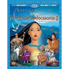 Disney's Pocahontas and Pocahontas II: Journey to a New World [Blu-Ray 2-Movie Collection] DVDs & Blu-Rays Disney   