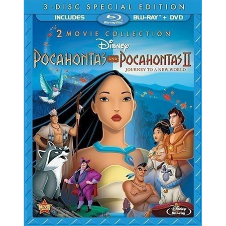 Disney's Pocahontas and Pocahontas II: Journey to a New World [Blu-Ray 2-Movie Collection] DVDs & Blu-Rays Disney   