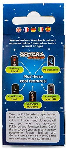 Datel Pokemon GO-TCHA Evolve Blue Wristband For Pokemon Go - iPhone & Android Toys & Games Datel   