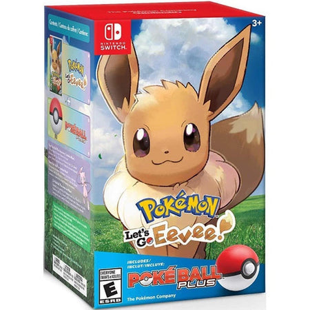 Pokémon: Let's Go, Eevee! w/ Poke Ball Plus [Nintendo Switch] Nintendo Switch Video Game Nintendo   