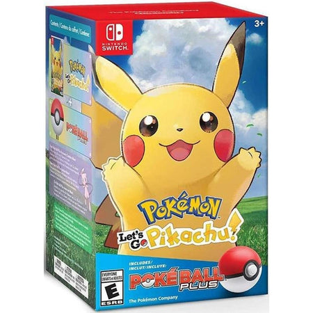 Pokémon: Let's Go, Pikachu! w/ Poke Ball Plus [Nintendo Switch] Nintendo Switch Video Game Nintendo   