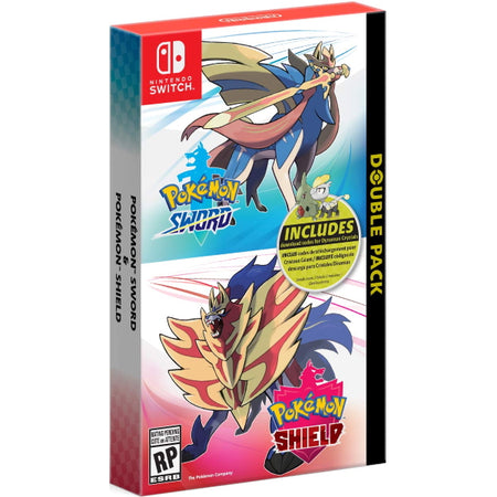 Pokemon Sword and Pokemon Shield Double Pack w/ Dynamax Crystals [Nintendo Switch] Nintendo Switch Video Game Nintendo   