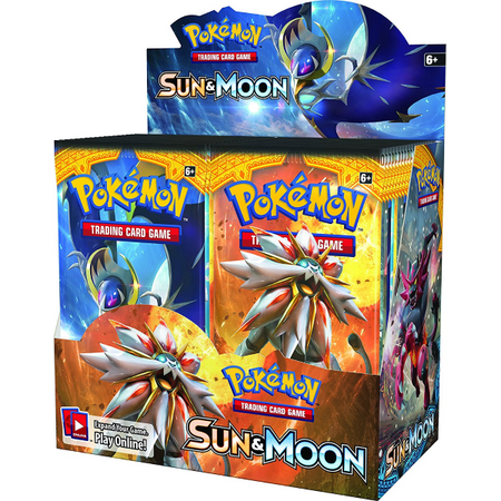 Pokemon TCG Sun & Moon Booster Box - 36 Packs Card Game Pokemon   