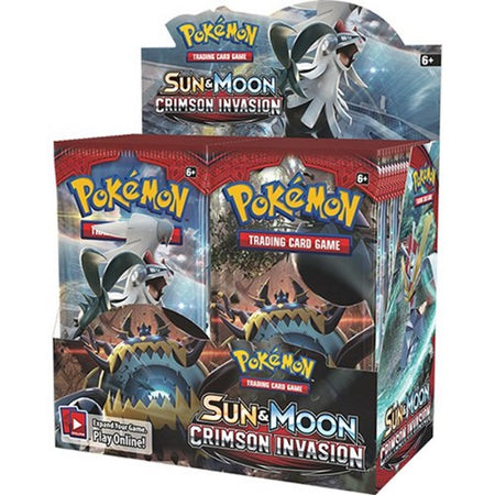 Pokemon TCG Sun & Moon - Crimson Invasion Booster Box - 36 Packs Card Game Pokemon   