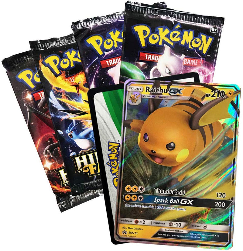 Pokemon TCG: Hidden Fates - Raichu -GX Tin Card Game Pokemon   