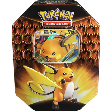 Pokemon TCG: Hidden Fates - Raichu -GX Tin Card Game Pokemon   