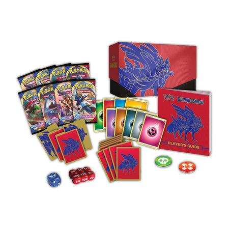 Pokemon TCG: Sword & Shield Elite Trainer Box - Zacian Card Game Pokemon   