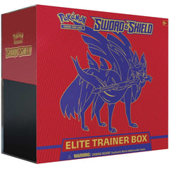 Pokemon TCG: Sword & Shield Elite Trainer Box - Zacian Card Game Pokemon   