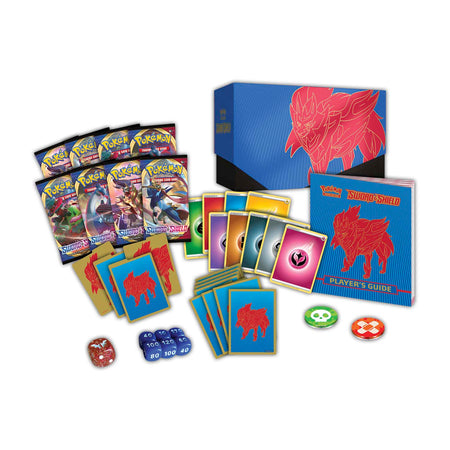 Pokemon TCG: Sword & Shield Elite Trainer Box - Zamazenta Card Game Pokemon   