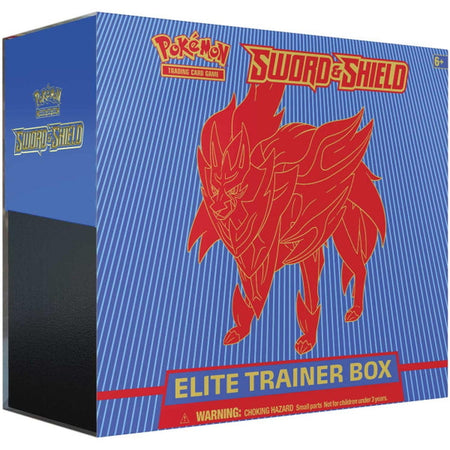Pokemon TCG: Sword & Shield Elite Trainer Box - Zamazenta Card Game Pokemon   