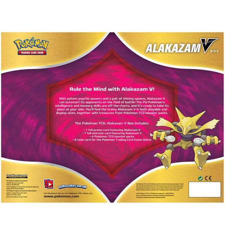 Pokemon TCG: Alakazam V Box Card Game Pokemon   