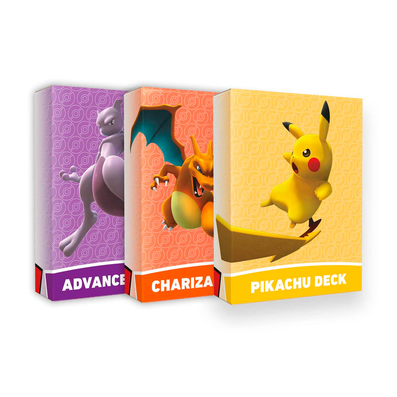 Pokemon TCG: Battle Academy - Charizard-GX, Raichu-GX & Mewtwo-GX Card Game Pokemon   