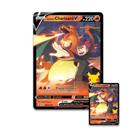 Pokemon TCG: Celebrations Collection - Lance's Charizard V Card Game Pokemon   