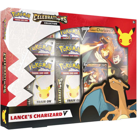 Pokemon TCG: Celebrations Collection - Lance's Charizard V Card Game Pokemon   