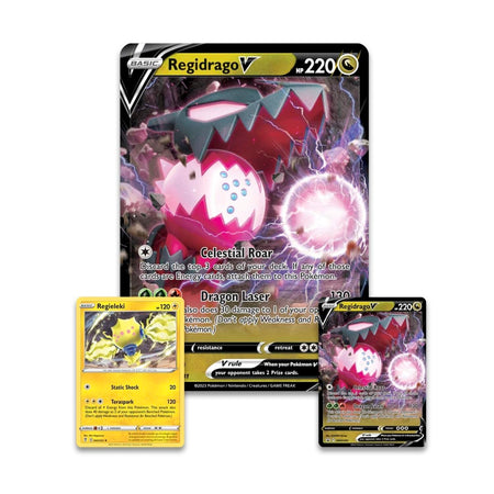 Pokemon TCG: Crown Zenith Collection - Regidrago V Card Game Pokemon   