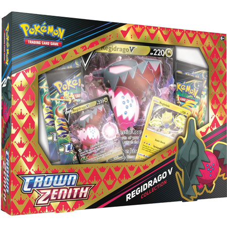 Pokemon TCG: Crown Zenith Collection - Regidrago V Card Game Pokemon   