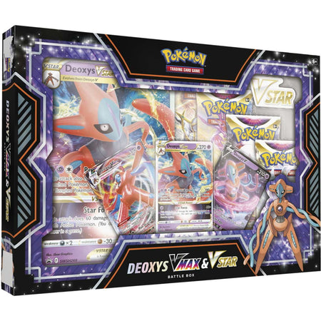 Pokemon TCG: Deoxys VMAX & VSTAR Battle Box Card Game Pokemon   