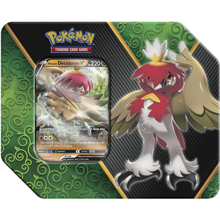 Pokemon TCG: Divergent Powers Tin - Hisuian Decidueye V Card Game Pokemon   