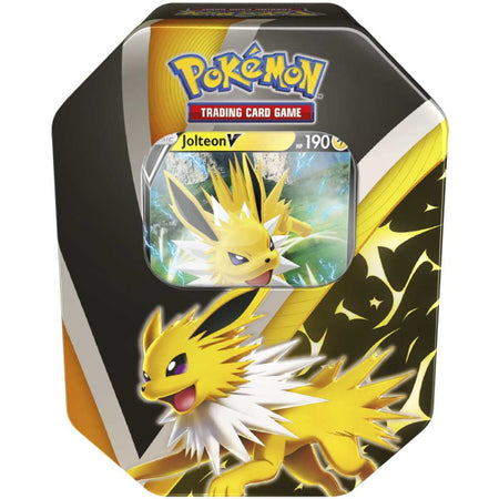 Pokemon TCG: Eevee Evolutions Tin - Jolteon V Card Game Pokemon   