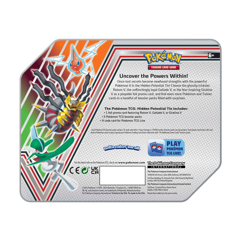 Pokemon TCG: Hidden Potential Tin - Gallade V Card Game Pokemon   