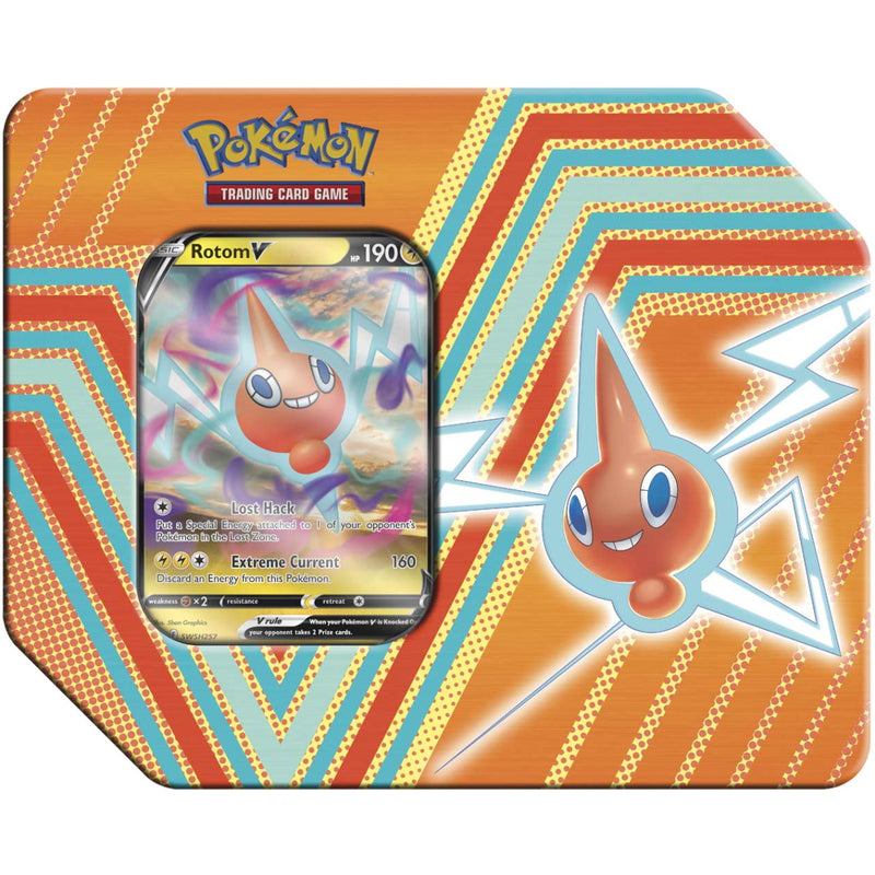 Pokemon TCG: Hidden Potential Tin - Rotom V Card Game Pokemon   