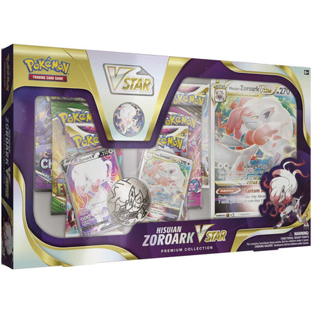 Pokemon TCG: Hisuian Zoroark VSTAR Premium Collection Card Game Pokemon   