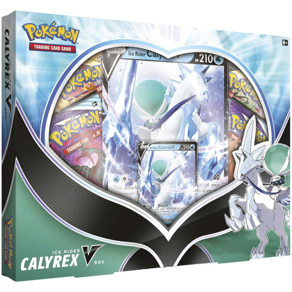 Pokemon TCG: Ice Rider Calyrex V Box Card Game Pokemon   