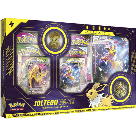 Pokemon TCG: Eevee Evolutions Jolteon VMAX Premium Collection Card Game Pokemon   