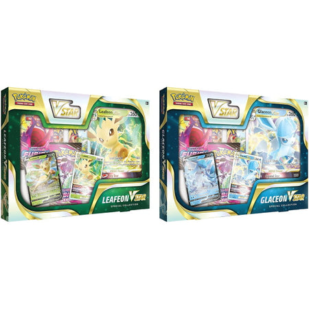 Pokemon TCG: Leafeon VSTAR and Glaceon VSTAR Special Collections Card Game Pokemon   