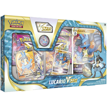 Pokemon TCG: Lucario VSTAR Premium Collection Card Game Pokemon   