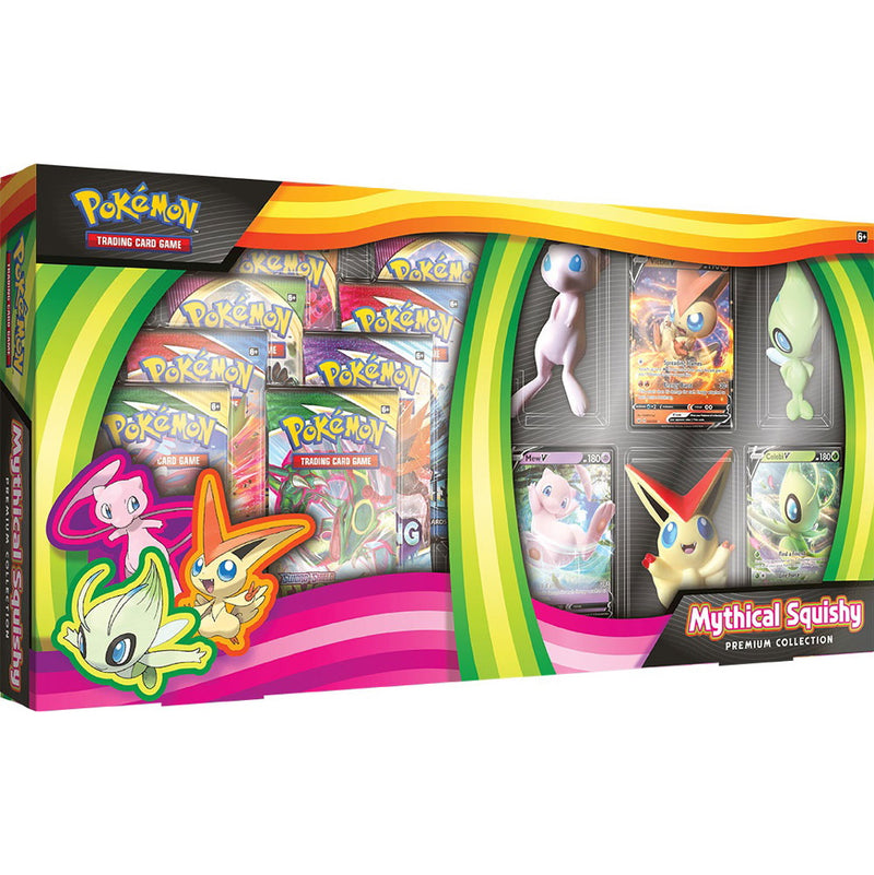 Pokemon TCG: Mythical Squishy Premium Collection Card Game Pokemon   