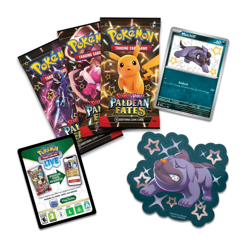 Pokemon TCG: Scarlet & Violet - Tech Sticker Collection - Mastiff Card Game Pokemon   