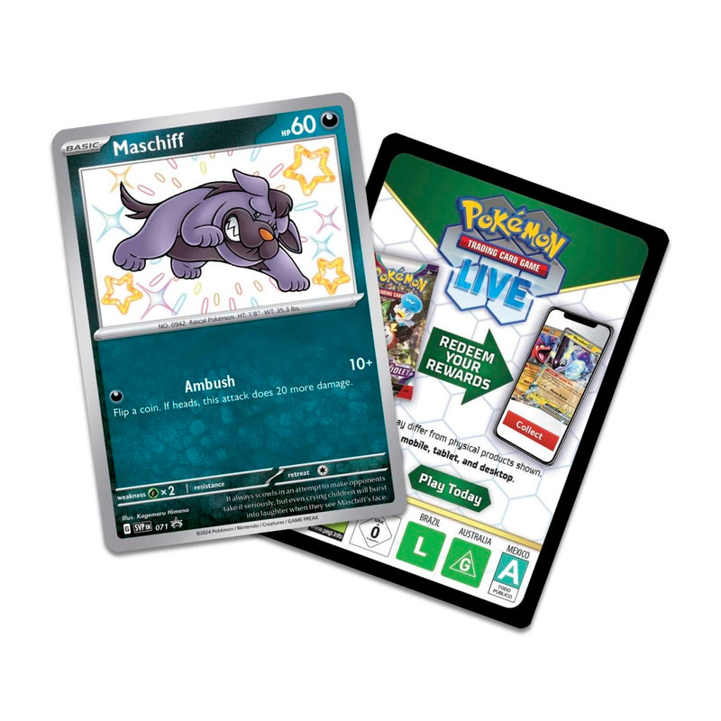 Pokemon TCG: Scarlet & Violet - Tech Sticker Collection - Mastiff Card Game Pokemon   