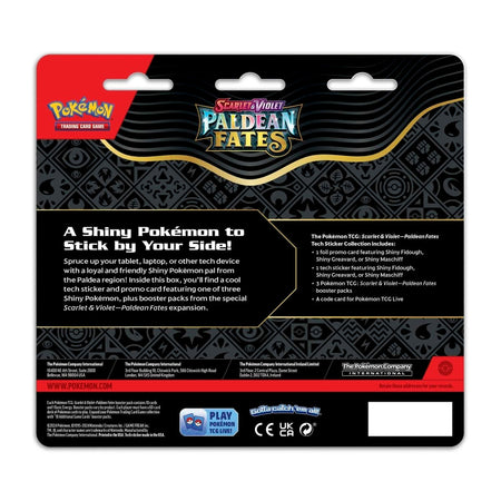 Pokemon TCG: Scarlet & Violet - Tech Sticker Collection - Fidough Card Game Pokemon   