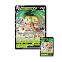 Pokemon TCG: Pokemon GO Collection - Alolan Exeggutor V Card Game Pokemon   